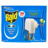Raid Liquido zanzare & zanzare tigre 1 diffusore + 1 ricarica