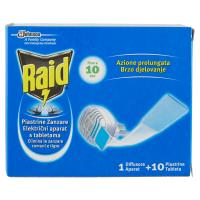 Raid Piastrine Zanzare 1 Diffusore +