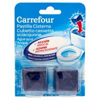 Carrefour Cubetto cassetta sciacquone Acqua blu