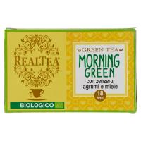 RealTea Biologico Morning Green con zenzero, agrumi e miele