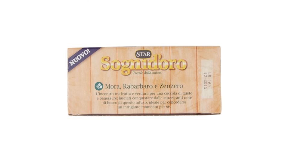 Sognid'oro Orti & Frutti Mora, Rabarbaro e Zenzero