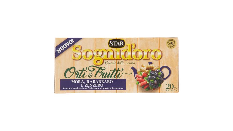 Sognid'oro Orti & Frutti Mora, Rabarbaro e Zenzero