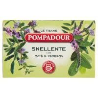 Pompadour Le Tisane Linea Snella con Matè Verde e Radice di Liquirizia 15+3 bustine