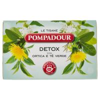 Pompadour Le Tisane Detox con Ortica, Tè Verde e Tarassaco 15+3 bustine