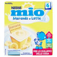 NESTLÉ MIO Merenda al Latte Banana da 6 mesi 4 vasetti plastica