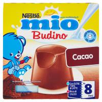 NESTLÉ MIO Budino Cacao da 8 mesi senza glutine 4 vasetti plastica da