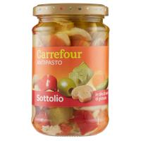 Carrefour Sottolio Antipasto in olio di semi di girasole