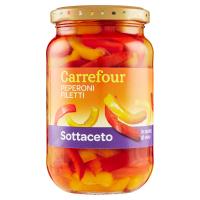 Carrefour Sottaceto Peperoni Filetti in aceto di vino
