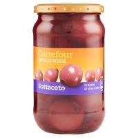 Carrefour Sottaceto Cipolle Rosse in aceto di vino rosso