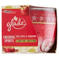 glade Candela Cheerful Spirits Cozy Apple & Cinamon