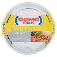 Domopak Vaschette in alluminio tonda 8 porzioni