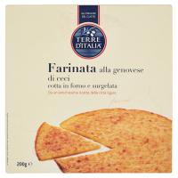 Terre d'Italia Farinata alla genovese di ceci cotta in forno e surgelata
