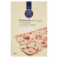 Terre d'Italia Focaccia della Liguria con formaggio cotta in forno e surgelata