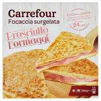 Carrefour Focaccia surgelata Prosciutto & Formaggi