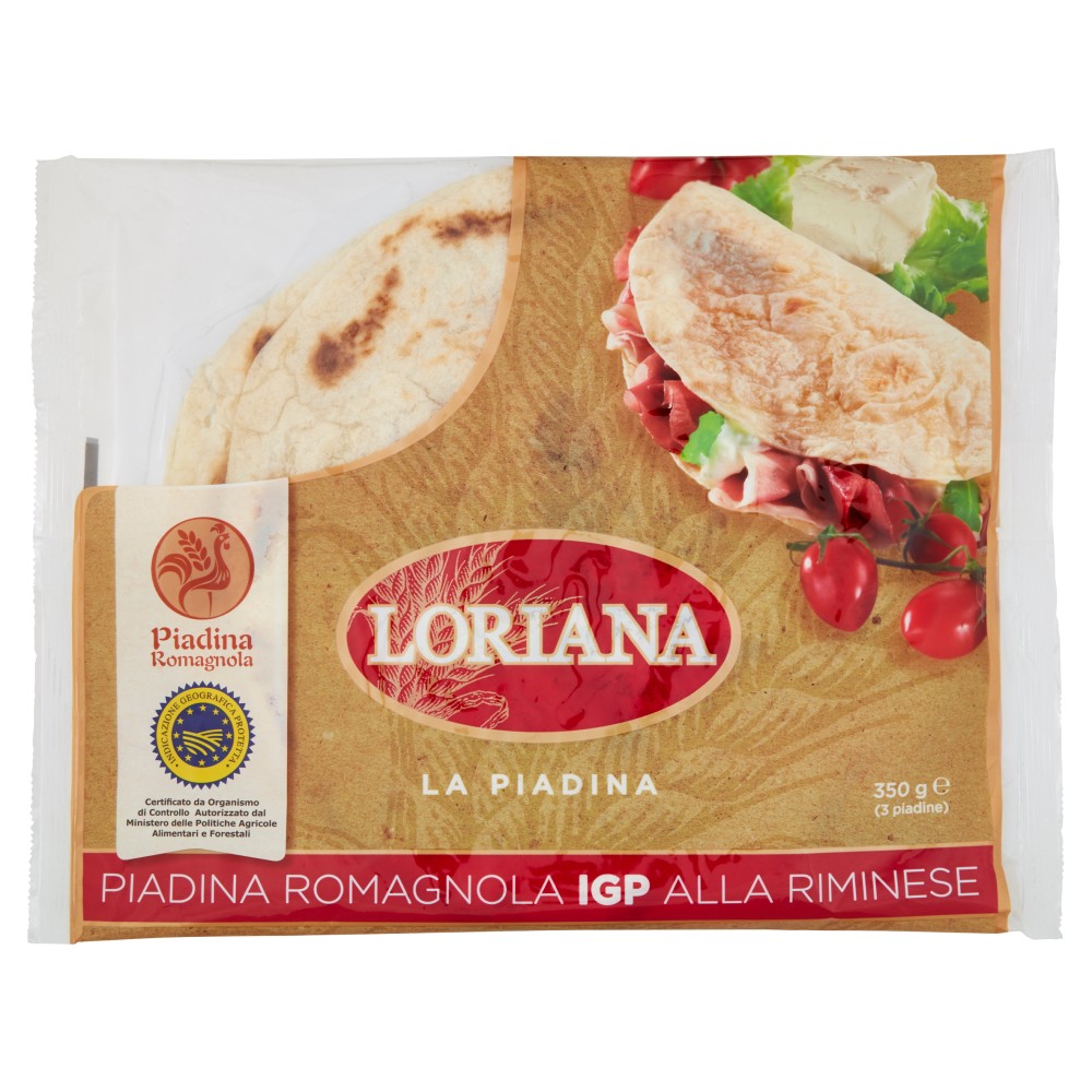 Loriana Piadina Romagnola IGP alla Riminese 3 pz