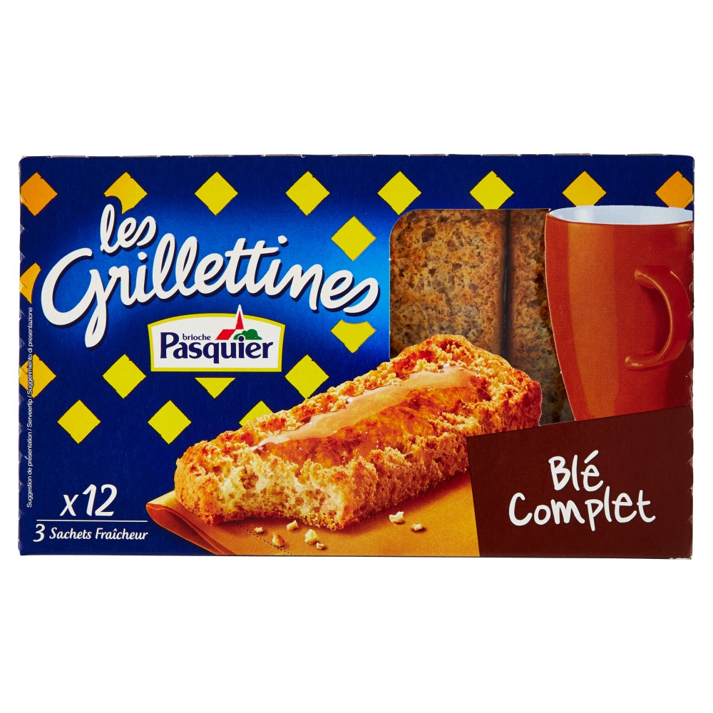 brioche Pasquier les Grillettines Blé Complet