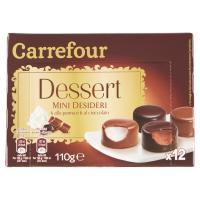 Carrefour Dessert Mini Desideri 6 alla panna e 6 al cioccolato