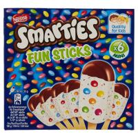 NESTLÉ SMARTIES STICKS gelato alla vaniglia con SMARTIES e copertura di cacao
