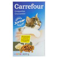 Carrefour Junior Croccantini con pollo e riso per gatti
