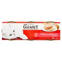 PURINA GOURMET Gatto Sigillo Oro Paté con pezzetti con Manzo lattina