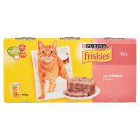 PURINA FRISKIES Gatto Patè con vitello e verdure lattina