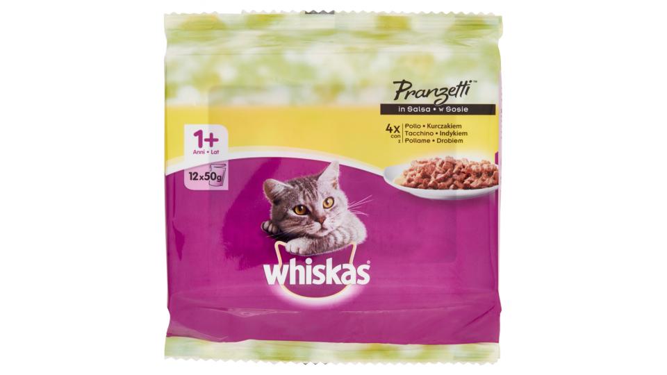 whiskas Pranzetti in Salsa 1+ Anni