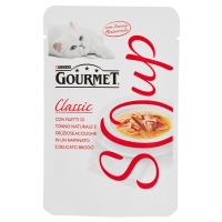 PURINA GOURMET Soup Gatto Delicato brodo con tonno naturale e acciughe