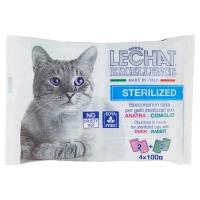 LeChat Excellence Sterilized Bocconcini in salsa per gatti sterilizzati con Anatra-Coniglio
