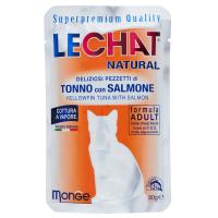 LeChat Natural Deliziosi pezzetti di tonno con salmone