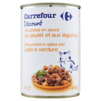 Carrefour Discount Bocconcini in salsa con pollo e verdure per gatti