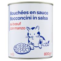 Bocconcini in salsa con manzo per gatti