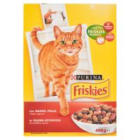 PURINA FRISKIES Gatto Crocchette Adult con Manzo, Pollo e Fegato Aggiunto scatola