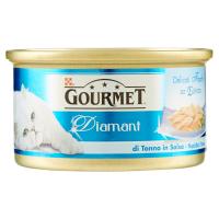 PURINA GOURMET Diamant Gatto Delicati Fiocchi di Tonno in Salsa lattina