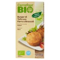 Carrefour Bio Burger di Tofu con Farro e Broccoli