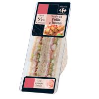 Sandwich farciti con pollo arrosto e pancetta affumicata 