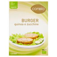 ConBío Burger quinoa zucchine