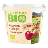 Carrefour Bio Yogurt magro Amarena e Ciliegia in Pezzi