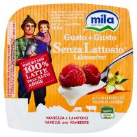 mila Senza Lattosio* Gusto+Gusto Vaniglia e Lamponi