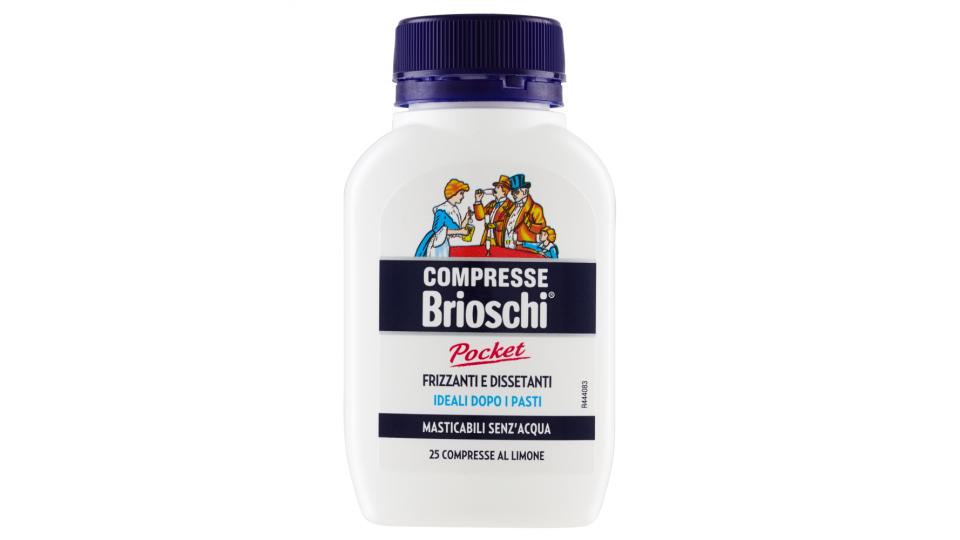 Brioschi Compresse Pocket 25 Compresse al Limone