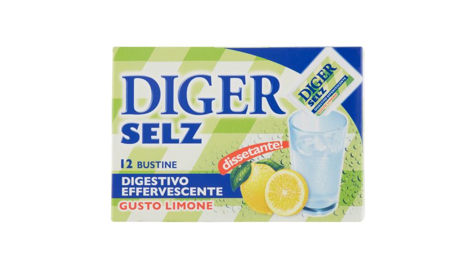 DIGER SELZ, Digestivo effervescente Gusto Limone 42 g x