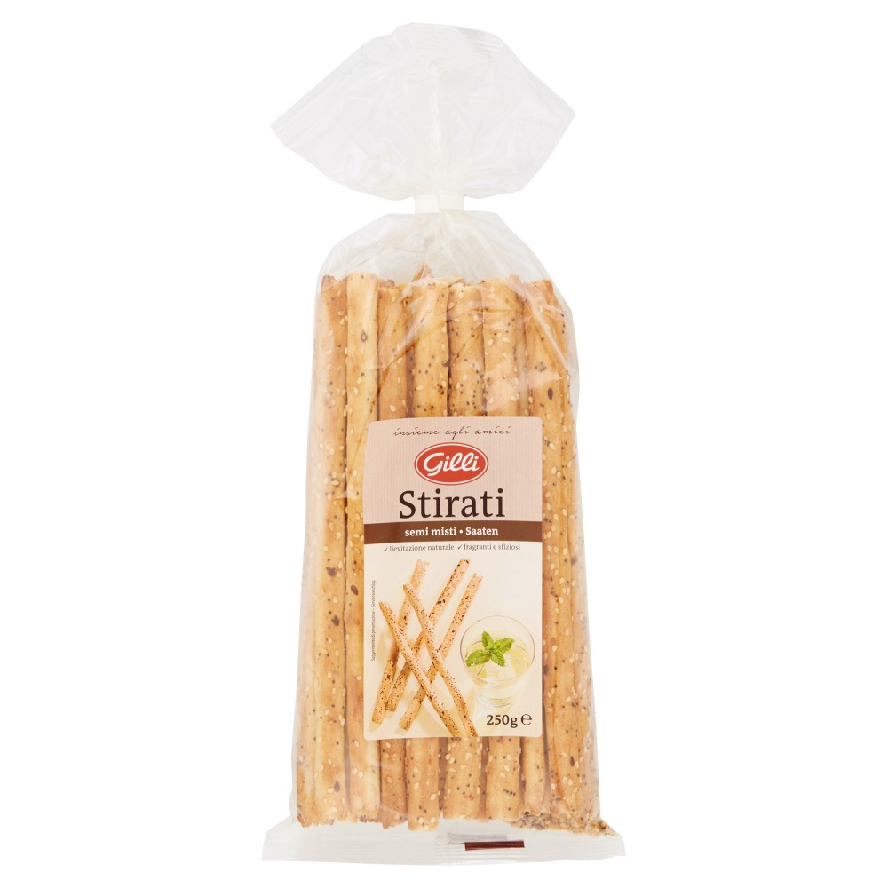 Gilli Stirati con semi di sesamo, lino, papavero