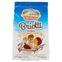 Divella Fantasie del Mattino Briotti frollini con panna e cacao