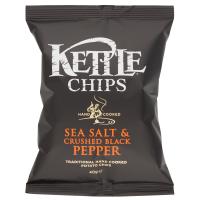 Kettle Chips Sea Salt & Crushed Black Pepper