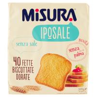 Misura Iposale 40 Fette biscottate dorate