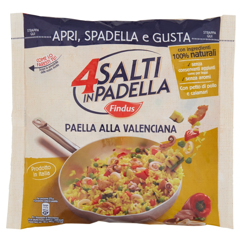 Findus 4 Salti in Padella Paella alla Valenciana