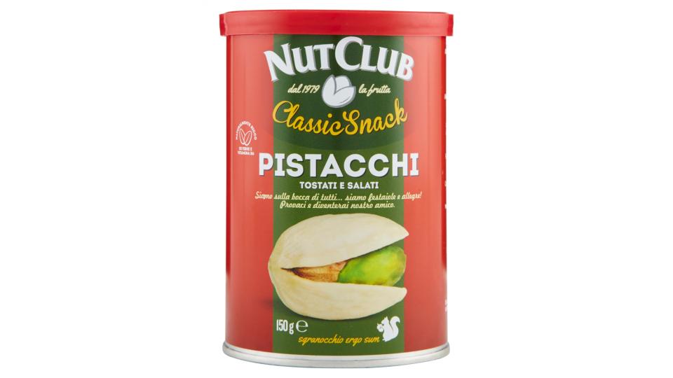 NutClub Classic Snack Pistacchi Tostati e Salati