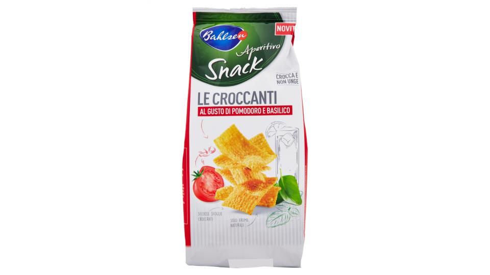 Bahlsen Aperitivo Snack Le Croccanti al Gusto di Pomodoro e Basilico