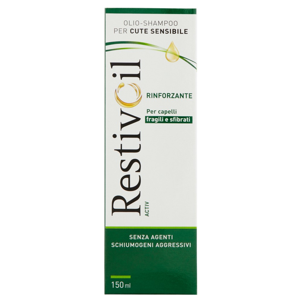 RestivOil Activ olio-shampoo per cute sensibile per capelli fragili e sfibrati