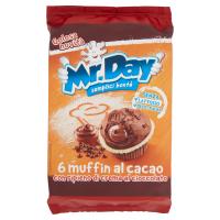 Mr.Day muffin al cacao con pepite di cioccolato fondente