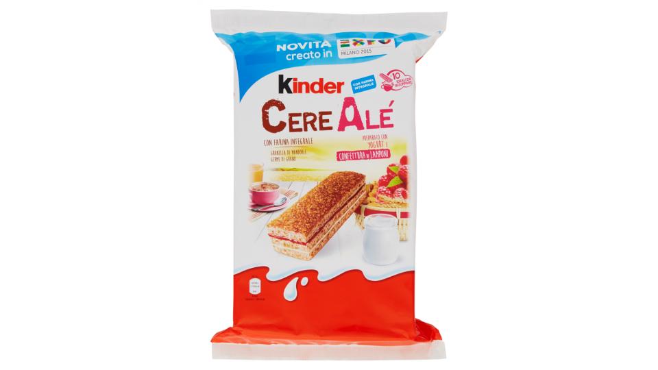 Kinder CereAlé Preparato con Yogurt e Confettura di Lamponi